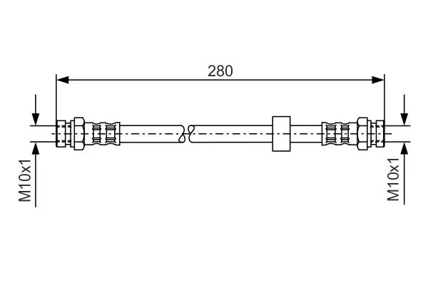 Handler.Part Brake hose Bosch 1987476732 1