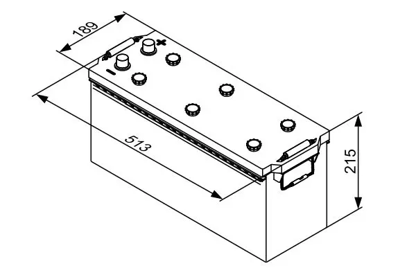 Handler.Part Starter battery Bosch 0092T30750 5