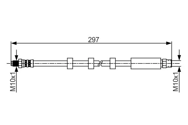 Handler.Part Brake hose Bosch 1987481262 1