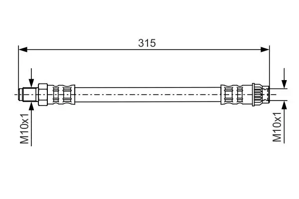 Handler.Part Brake hose Bosch 1987476558 1