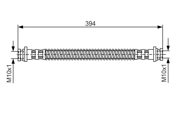 Handler.Part Brake hose Bosch 1987481123 1