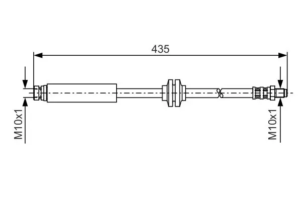 Handler.Part Brake hose Bosch 1987476182 1