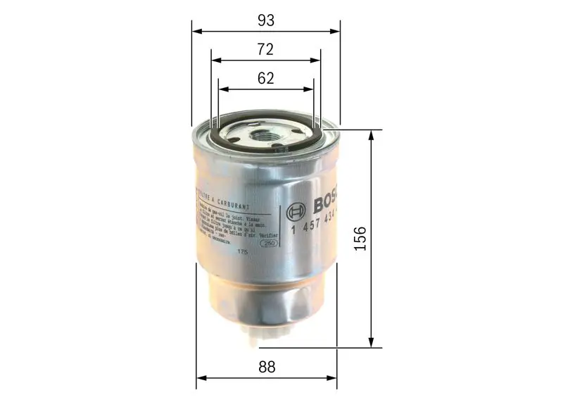 Handler.Part Fuel filter Bosch 1457434439 5