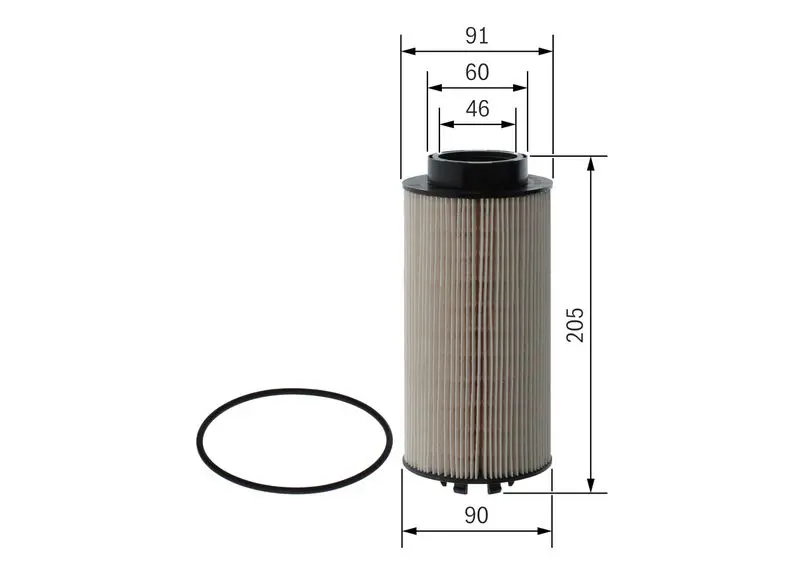 Handler.Part Fuel filter Bosch F026402033 5