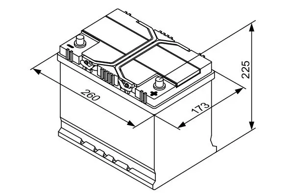 Handler.Part Starter battery Bosch 0092S40260 5