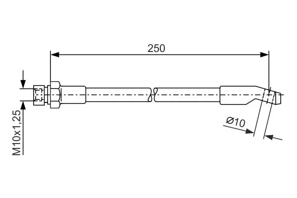 Handler.Part Brake hose Bosch 1987476245 1