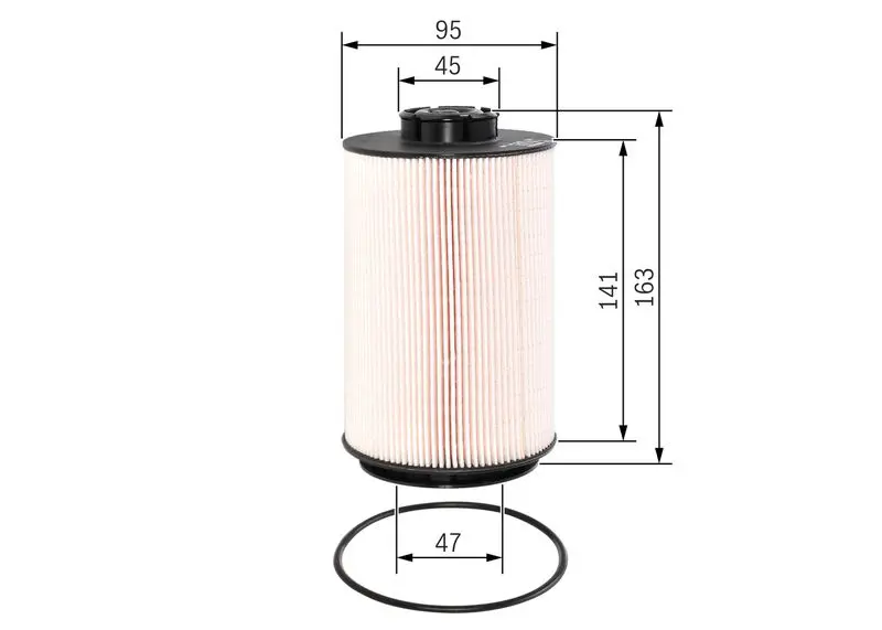 Handler.Part Fuel filter Bosch F026402070 5