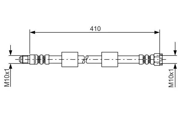 Handler.Part Brake hose Bosch 1987476650 1