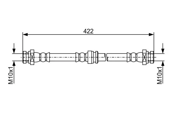 Handler.Part Brake hose Bosch 1987481961 5