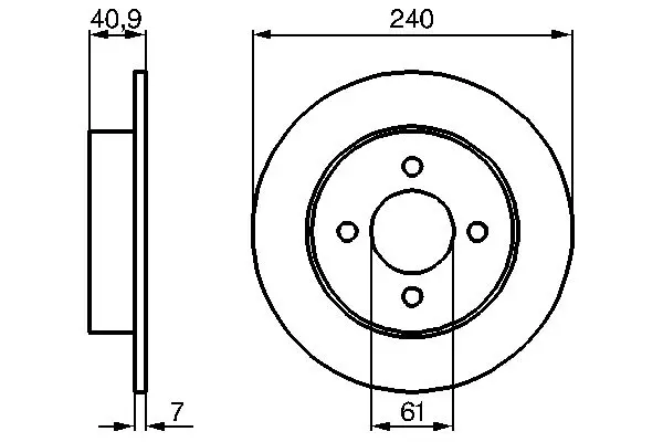 Handler.Part Brake disc Bosch 0986479104 1