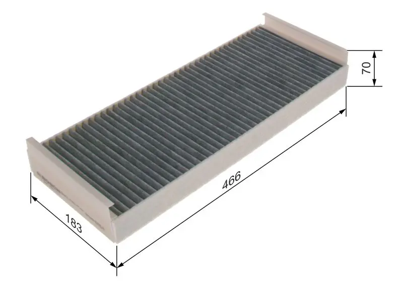 Handler.Part Filter, interior air Bosch 1987431458 5