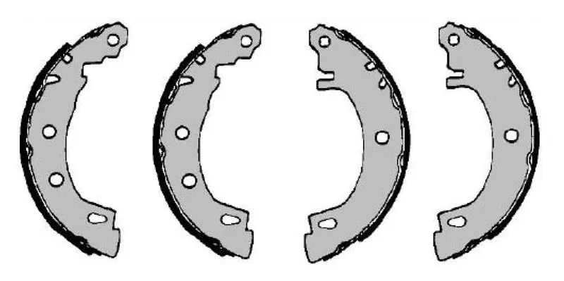 Handler.Part Brake shoe set Bosch F026004550 1