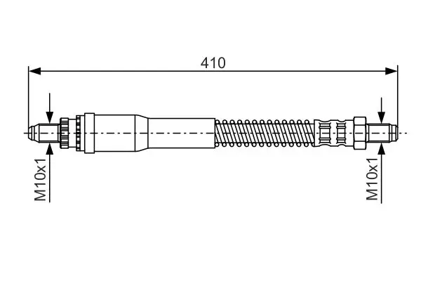 Handler.Part Brake hose Bosch 1987476926 5