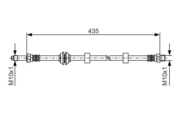 Handler.Part Brake hose Bosch 1987476415 1