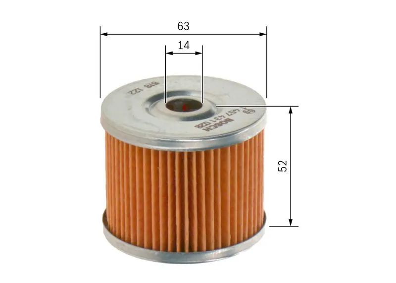 Handler.Part Fuel filter Bosch 1457431028 5