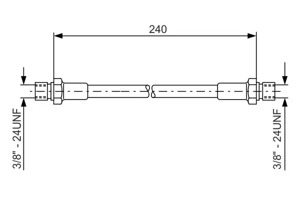 Handler.Part Brake hose Bosch 1987476288 1