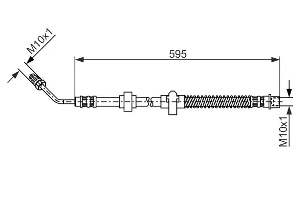 Handler.Part Brake hose Bosch 1987476372 1