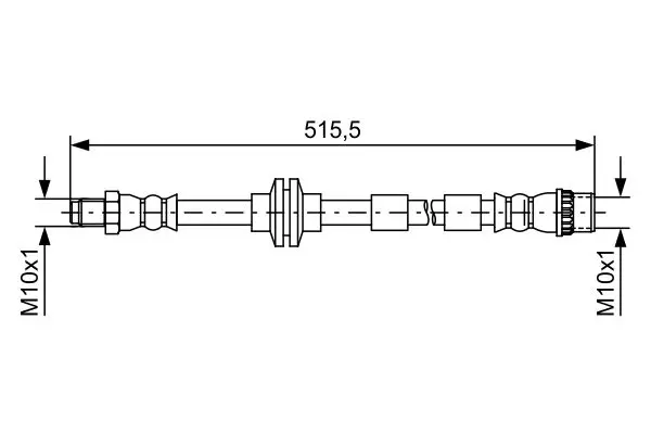 Handler.Part Brake hose Bosch 1987481733 1