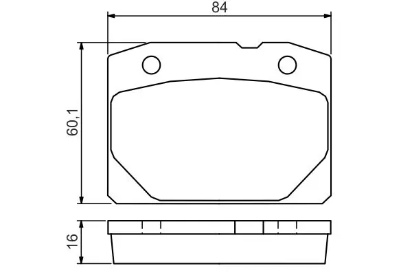 Handler.Part Brake pad set, disc brake Bosch 0986494568 5