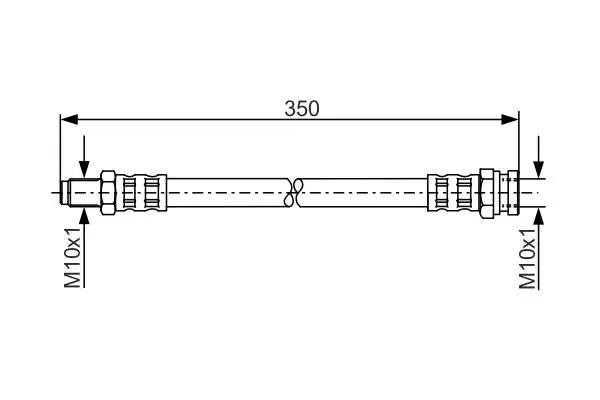 Handler.Part Brake hose Bosch 1987481311 1