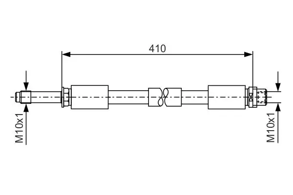 Handler.Part Brake hose Bosch 1987481020 1