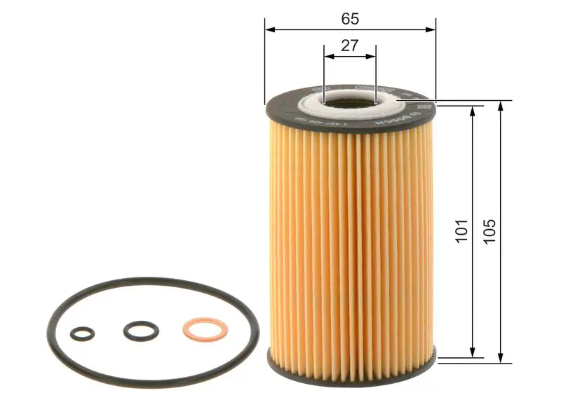 Handler.Part Oil filter Bosch 1457429108 5