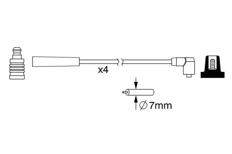 Handler.Part Ignition cable kit Bosch 0986357098 5