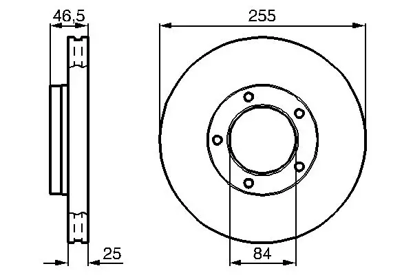 Handler.Part Brake disc Bosch 0986478452 1