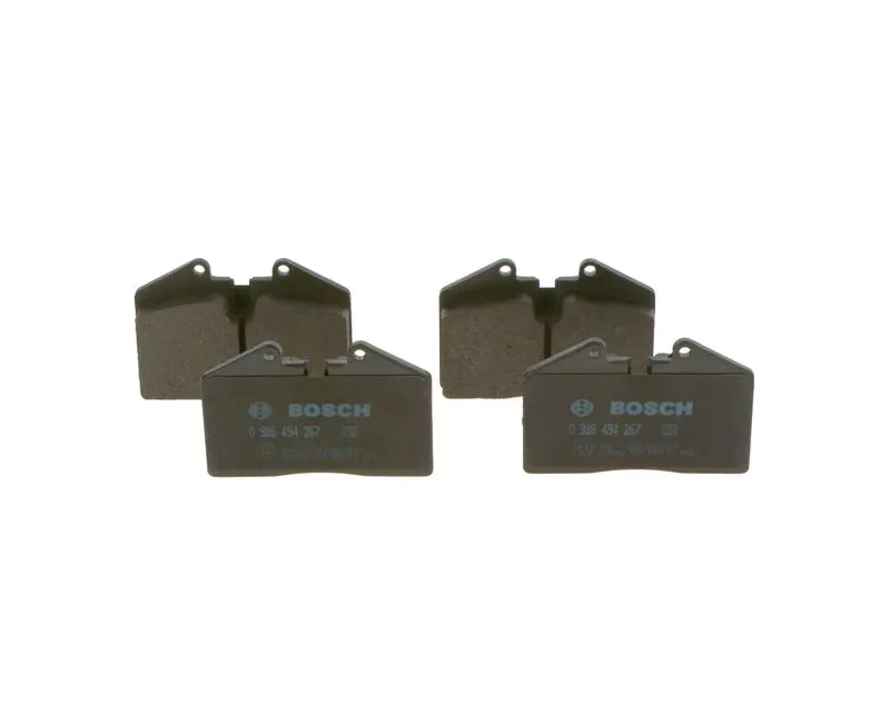 Handler.Part Brake pad set, disc brake Bosch 0986494267 1