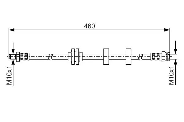 Handler.Part Brake hose Bosch 1987476972 5