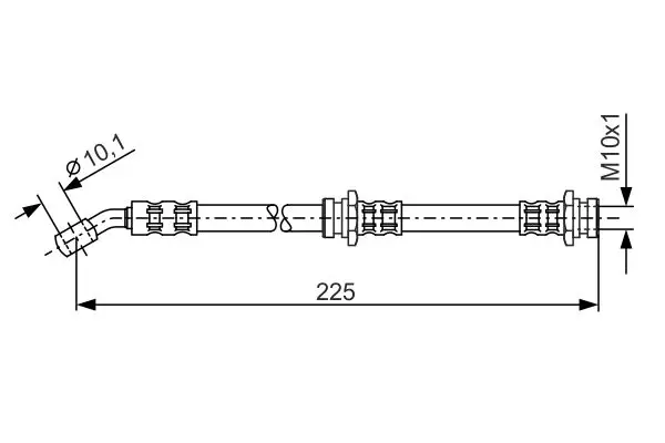 Handler.Part Brake hose Bosch 1987476655 1