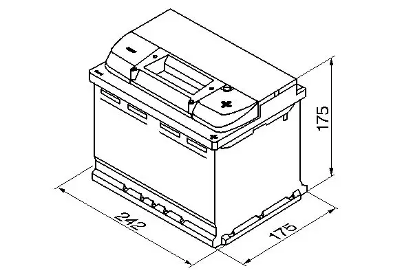 Handler.Part Starter battery Bosch 0092S40040 6