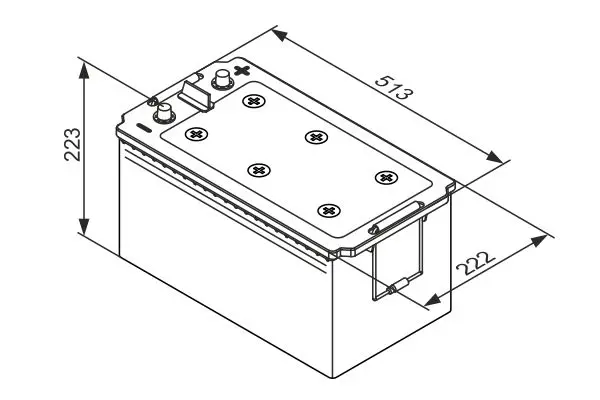 Handler.Part Starter battery Bosch 0092TE0777 5