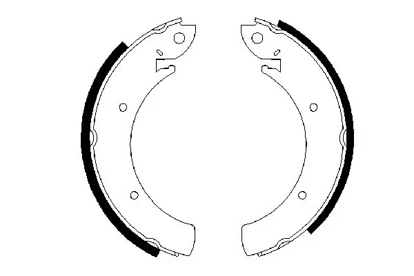 Handler.Part Brake shoe set Bosch 0986487648 2