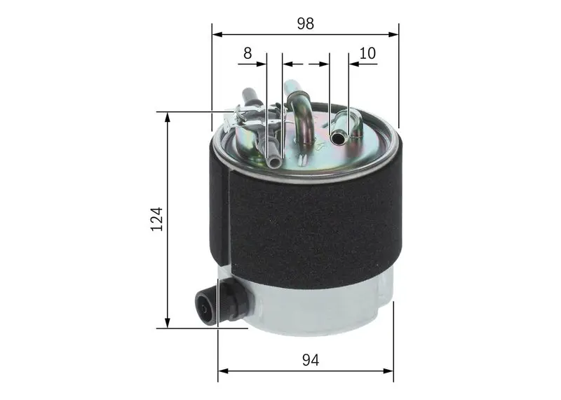 Handler.Part Fuel filter Bosch F026402125 5