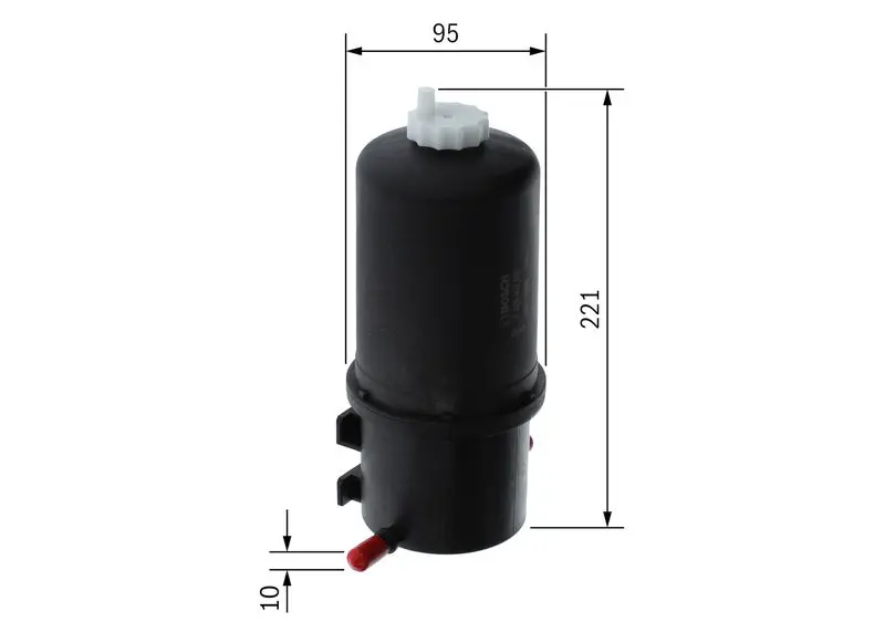 Handler.Part Fuel filter Bosch F026402853 5