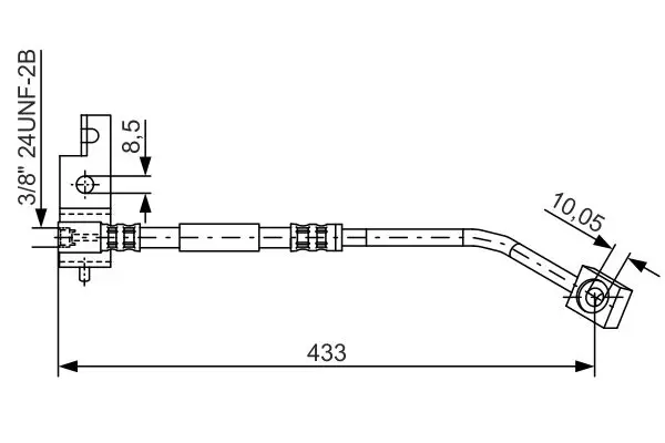 Handler.Part Brake hose Bosch 1987476149 1