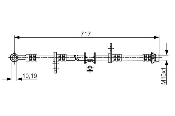 Handler.Part Brake hose Bosch 1987481244 1