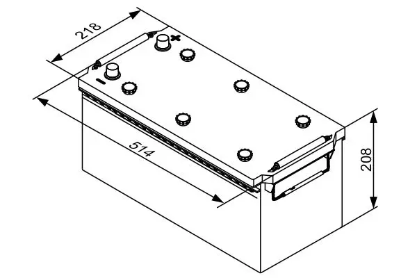 Handler.Part Starter battery Bosch 0092T30430 5