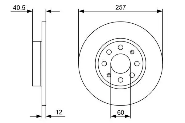 Handler.Part Brake disc Bosch 0986479C11 5