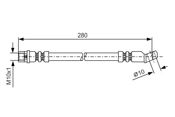 Handler.Part Brake hose Bosch 1987481014 1