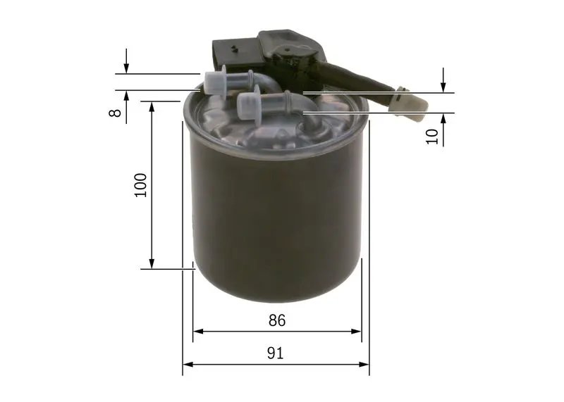 Handler.Part Fuel filter Bosch F026402839 5