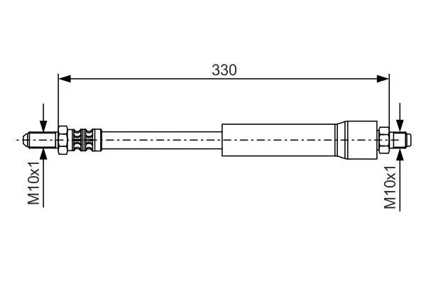 Handler.Part Brake hose Bosch 1987476381 1