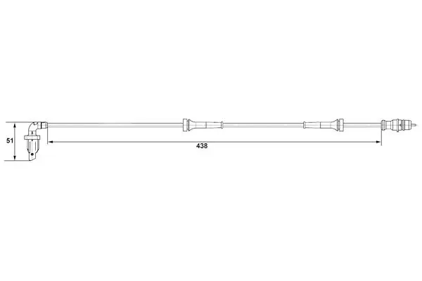 Handler.Part Sensor, wheel speed Bosch 0265007583 1