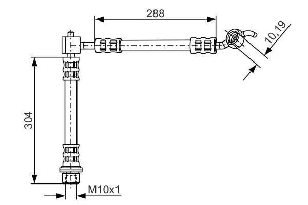 Handler.Part Brake hose Bosch 1987476452 1