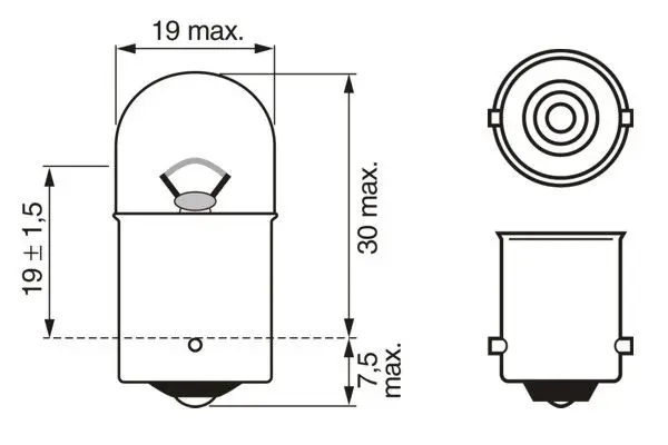 Handler.Part Bulb, interior light Bosch 1987302204 6