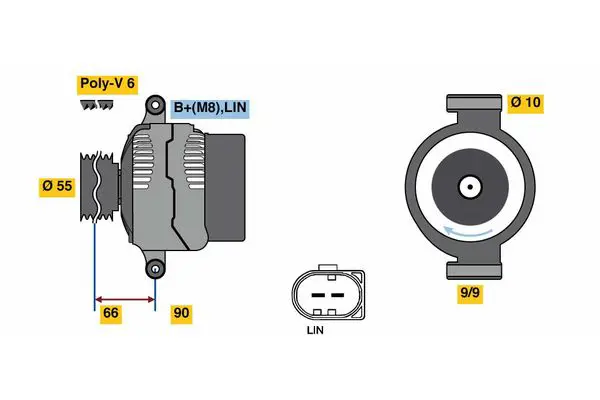 Handler.Part Alternator Bosch 0125711047 5