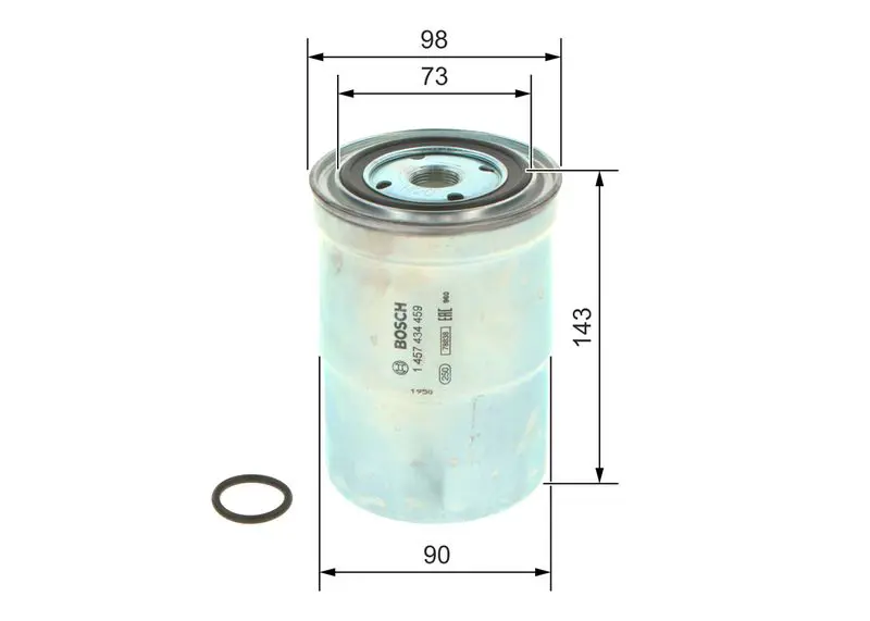 Handler.Part Fuel filter Bosch 1457434459 5