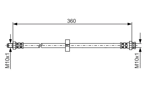 Handler.Part Brake hose Bosch 1987481002 1