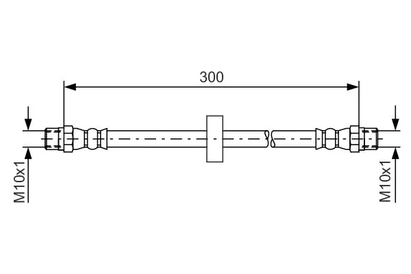 Handler.Part Brake hose Bosch 1987476226 1